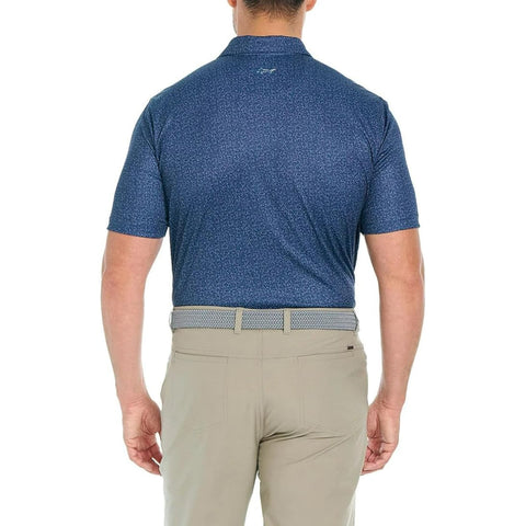 Greg Norman Men's Navy ML75 Short Sleeve 3 Buttons T-Shirt | Greg Norman In Lebanon