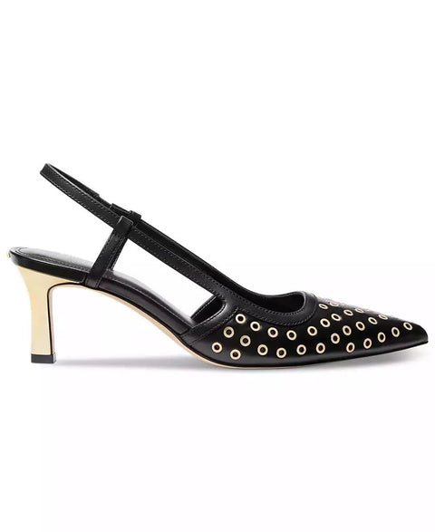 Michael Kors Women's Black Alora Pointed Toe Mid Heel | Michael Kors In Lebanon