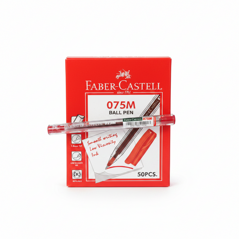 Faber Castell Ballpoint Red Pen  075m |Faber Castell In Lebanon