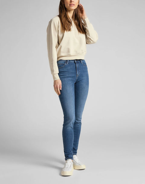 Lee Women's Dark Blue Scarlett High Mid Copan Jeans | Lee In Lebanon