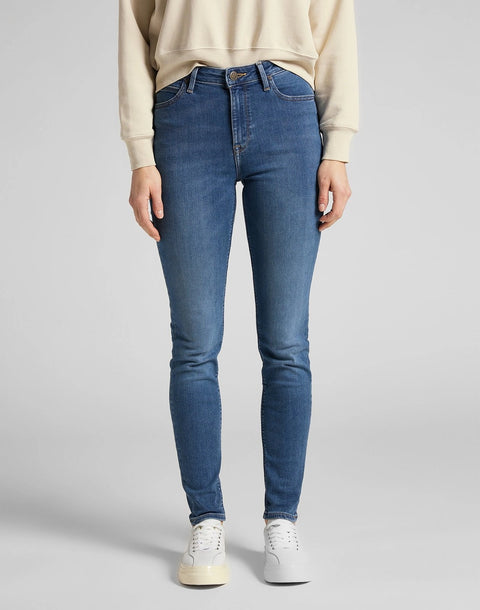 Lee Women's Dark Blue Scarlett High Mid Copan Jeans | Lee In Lebanon