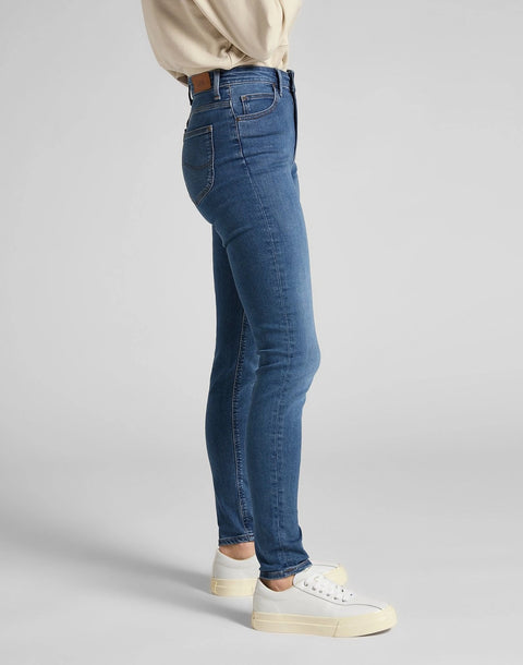 Lee Women's Dark Blue Scarlett High Mid Copan Jeans | Lee In Lebanon