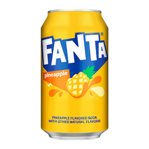 Fanta Pineapple Soda Drink 335ml | Fanta In Lebanon