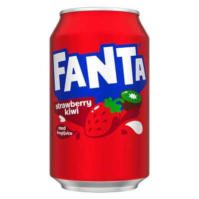 Fanta Strawberry Kiwi Soda Drink Can 355ml