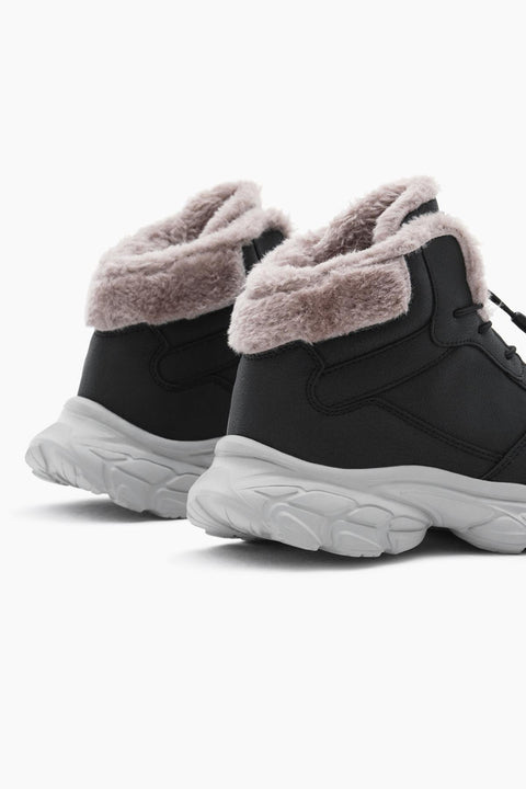 Tonny Black Kids Black Fur Inside Boots | Tonny Black In Lebanon