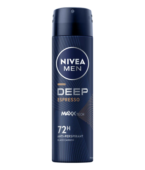 Nivea Men Deep Black Carbon Spray Deo 150ml | Nivea In Lebanon