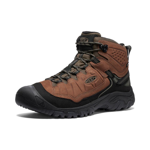 Keen Men's Black & Brown Targhee IV Waterproof Hiking Boot | Keen In Lebanon