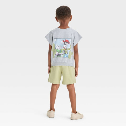Disney Boy's Sage Green Toy Story Short | Disney In Lebanon