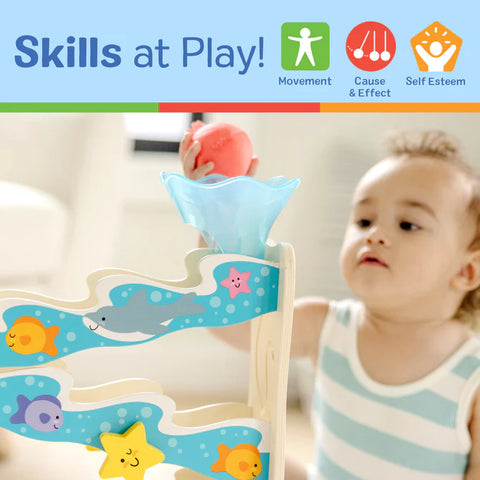 Melissa & Doug Rollables Wooden Ocean Slide | Melissa & Doug In Lebanon