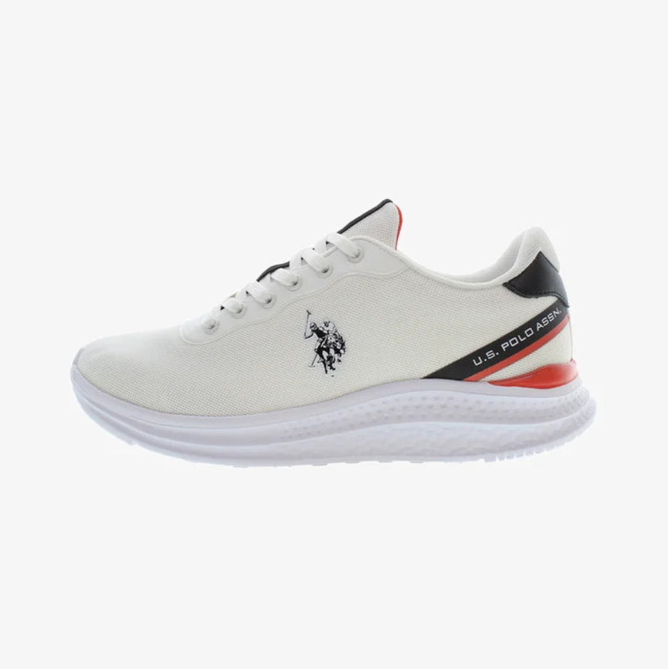 U.S. Polo Assn. Men's White Kaleb Sneakers