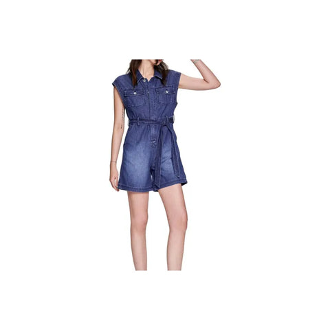 Lee  Women's Dark Blue Denim Coverall Seasonal  Shorts  Overall  | Lee in Lebanon