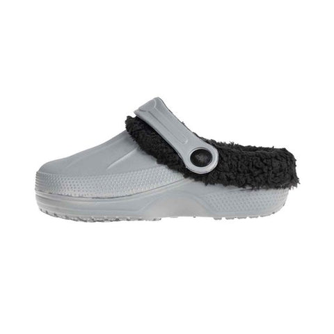 FOAMWALK Boy's Furry Little Solid Clog with Sherpa Lining | FOAMWALK In Lebanon
