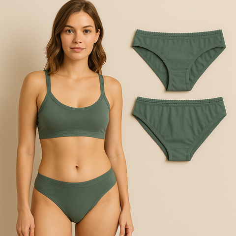 Dorina Women's Dark Green Panties | Dorina In Lebanon