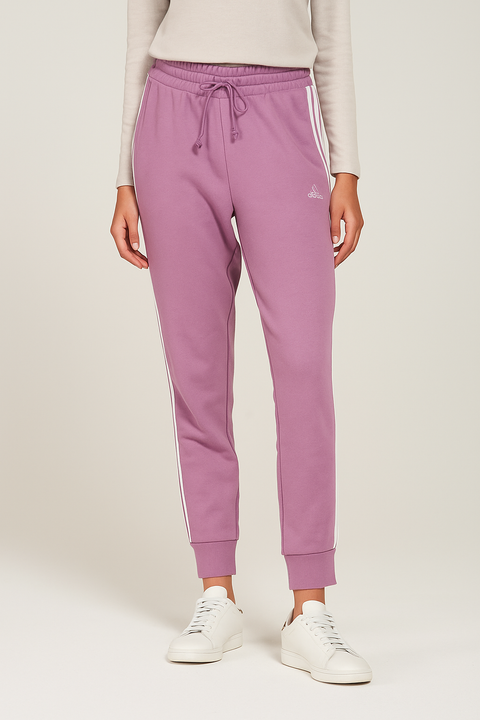 Adidas Women's Purple Essential Small Logo Open Hem Sweatpant |Adidas In Lebanon