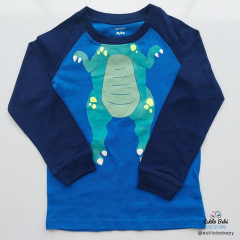 Carter's Boy's Multicolor Dinosaur Long-Sleeve Blouse | Carter's In Lebanon
