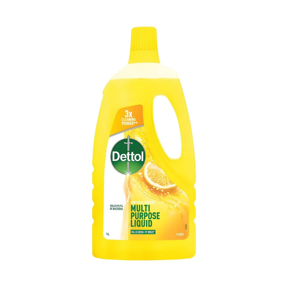 Dettol Lemon Flavor Antibacterial Multi-Purpose Liquid 1Ltr | Dettol In Lebanon