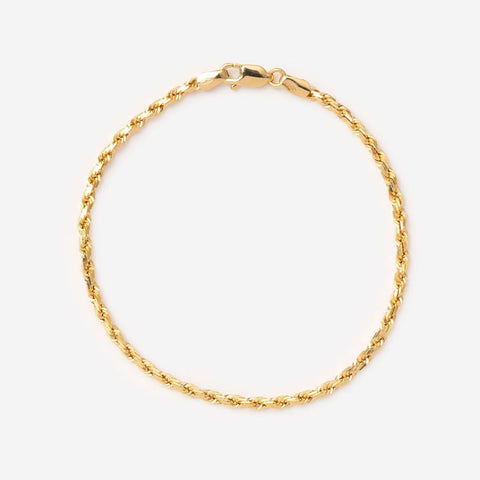 Dane Craft Women's Gold Fisher Solid Rope Bracelet   | Dane Craft  In Lebanon