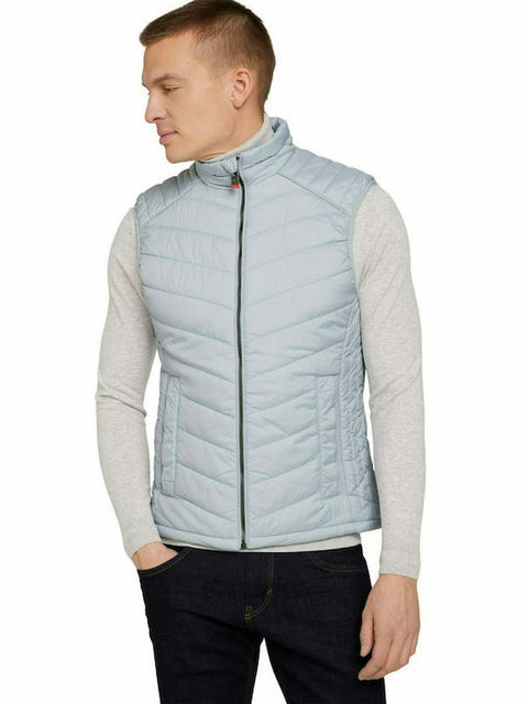 Tom Tailor Men’s Baby Blue Puffer Vest |Tom Tailor in Lebanon