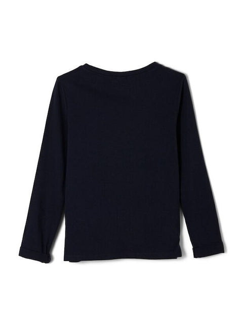 S.Oliver Girl's Navy Long-Sleeve Blouse |S.Oliver in Lebanon