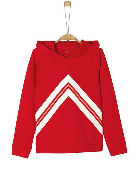 S.Oliver Girl's Red Long-Sleeve Hoodie | S.Oliver in Lebanon