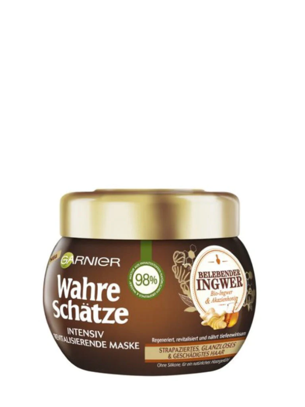 Garnier True Treasures Intensive Revitalizing Mask Organic Ginger & Acacia Honey 300ml