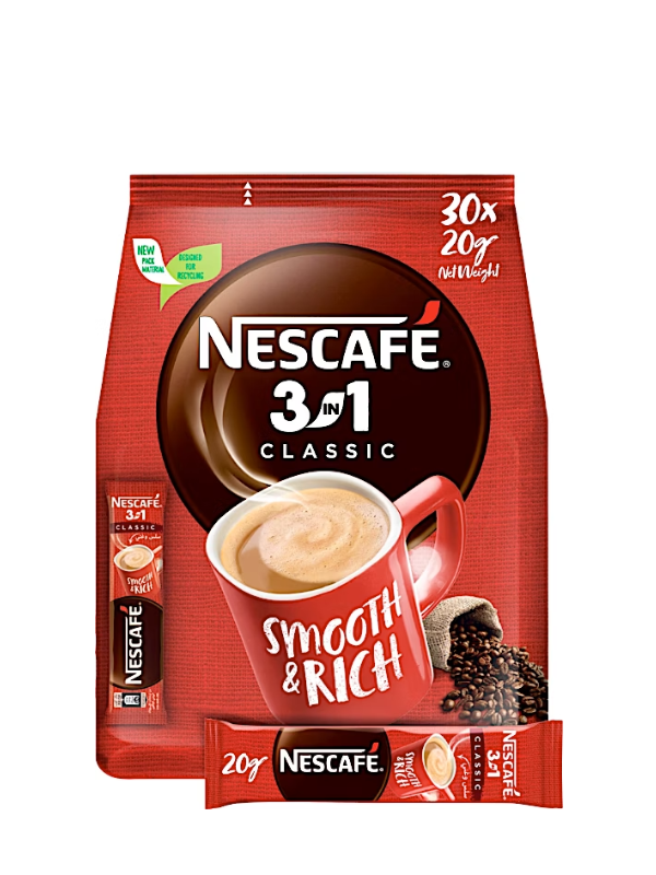 Nescafe 3 in 1 Classic 30Pcs