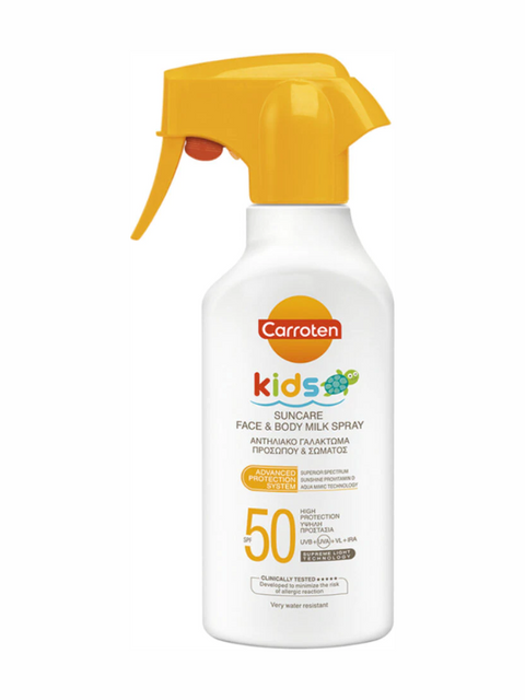 Carroten Kids Suncare Face & Body Milk Spray SPF50 300ml
