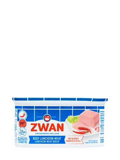 Zwan Beef Luncheon Meat Hot & Spicy 200g