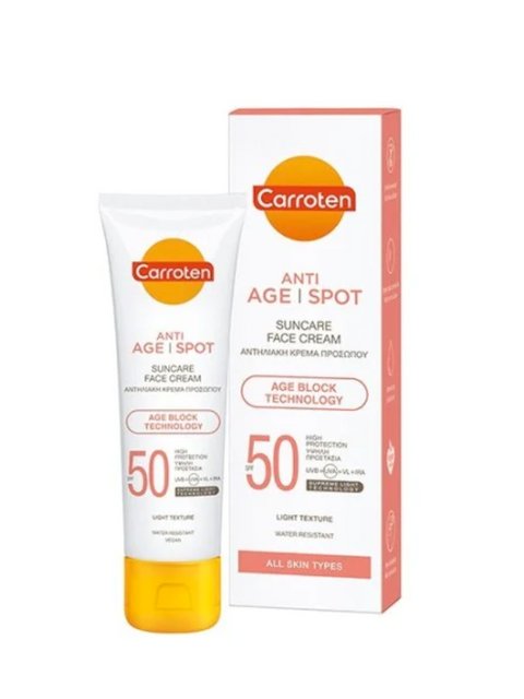 Carroten Anti Age Spot Face Cream SPF 50+ 50ML