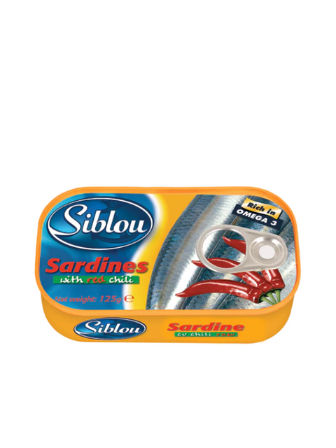 Siblou Sardines With Red Chili 125g