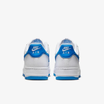 Nike Men's White and Blue Air Force 1 '07 Sneakers | Nike In Lebanon