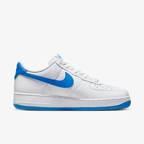 Nike Men's White and Blue Air Force 1 '07 Sneakers | Nike In Lebanon