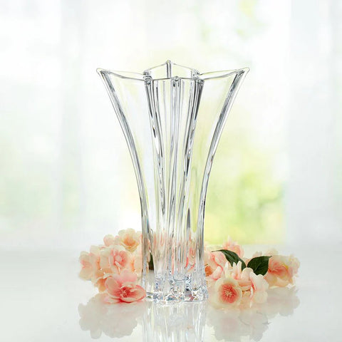 Mikasa Floral 14 Inch Crystal Vase|Mikasa In Lebanon