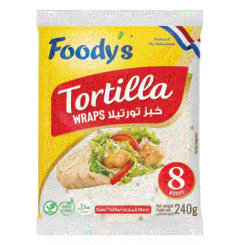 Foody's Tortilla Wraps 240g | Foody's  In Lebanon