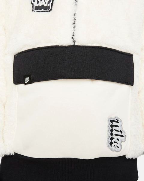 Nike Boy's White Sherpa Sweatshirt |Nike In Lebanon