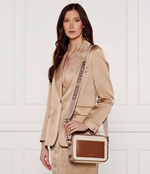 Michael Kors Women's Beige & Brown Maeve Crossbody Bag | Michael Kors In Lebanon