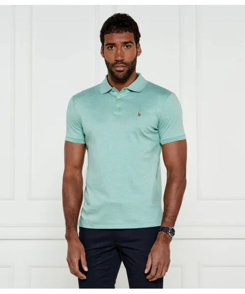 Polo Ralph Lauren Men's Green Custom Polo Neck T-Shirt | Polo Ralph Lauren In Lebanon