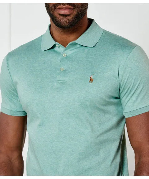 Polo Ralph Lauren Men's Green Custom Polo Neck T-Shirt | Polo Ralph Lauren In Lebanon