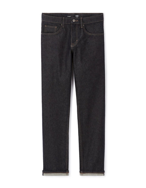 celio Men's Navy Straight Cotton Stretch Jeans|Celio In Lebanon