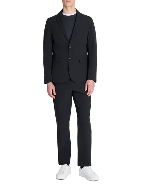Celio Men's Black Essential Slim-Fit Suit Blazer | Celio Lebanon