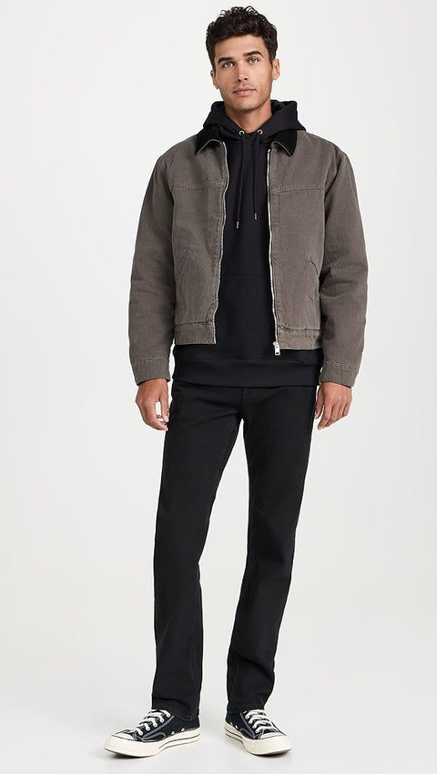 Frame Men's Dark Grey Canvas Workwear Jacket | Frame in Lebanon