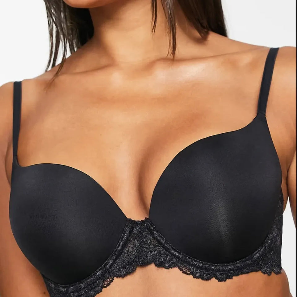 Dorina Women's Black Super Push Up Bra