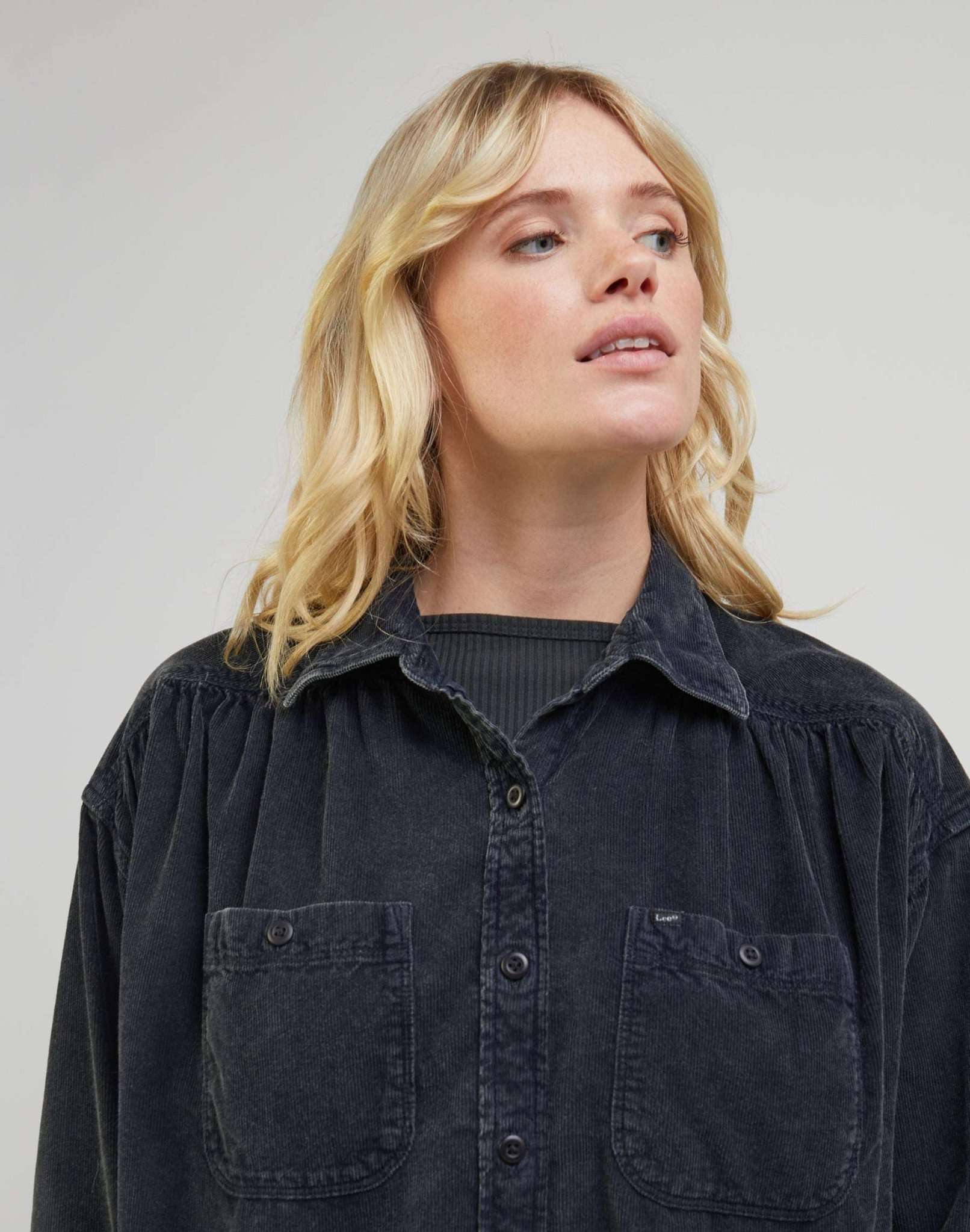 Lee Women's Black Charcoal Frontier Shirt |Lee In Lebanon
