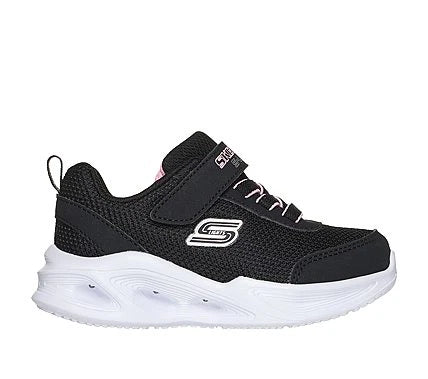 Skechers Baby Girl's Black Sola Glow Sneakers|Skechers In Lebanon