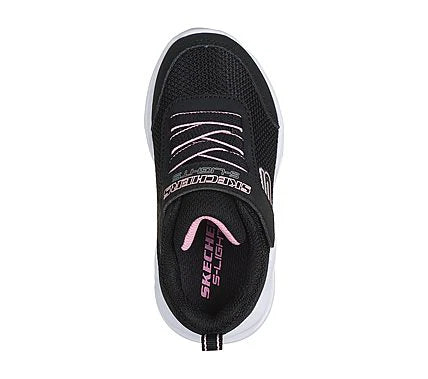 Skechers Baby Girl's Black Sola Glow Sneakers|Skechers In Lebanon