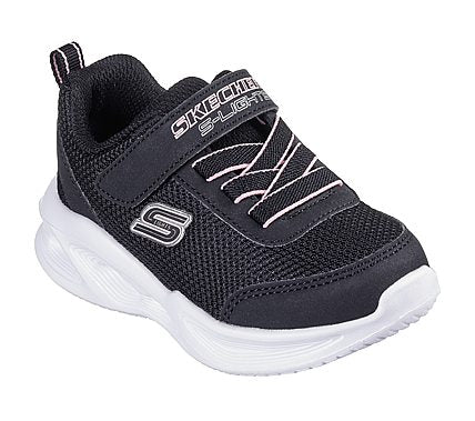 Skechers Baby Girl's Black Sola Glow Sneakers|Skechers In Lebanon