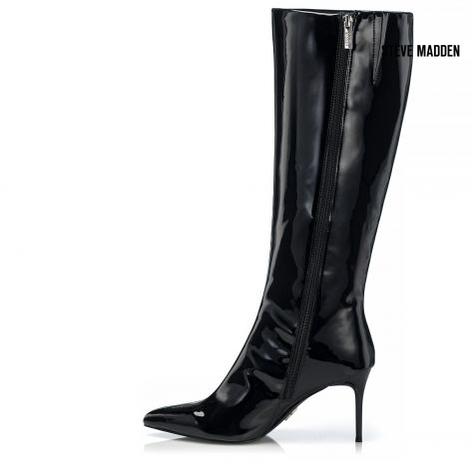 Steve Madden Women's Black Patent Lovable Knee Heeled Boots |Steve Madden in Lebanon