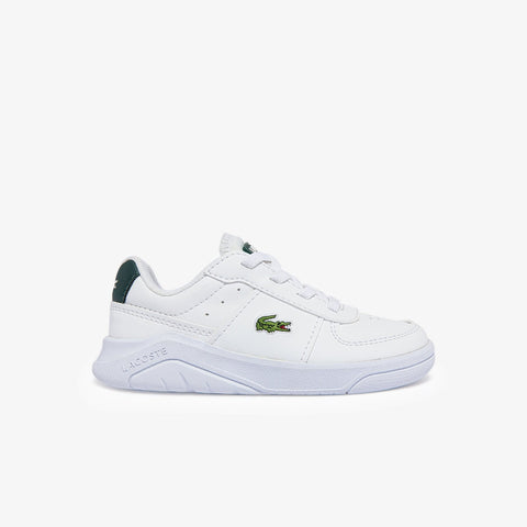 Lacoste Baby Boy's White Game Advanced Leather Sneakers|Lacoste In Lebanon