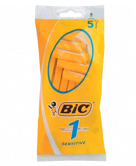 Bic 1 Sensitive Disposable Razors For Men 5 Pieces | Bic In Lebanon