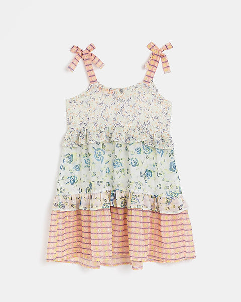 River Island Girl's Multi-Colored Beach Dress 466501 FE1098(SHR)